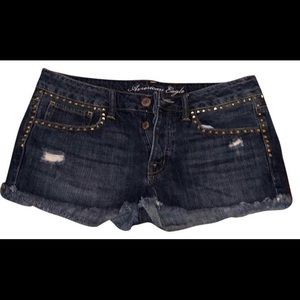 🔸🔹American eagle studded denim shorts🔹🔸